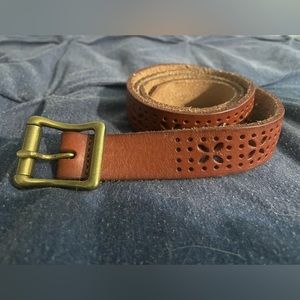 Eddie Bauer Womens Elysian Leather Belt